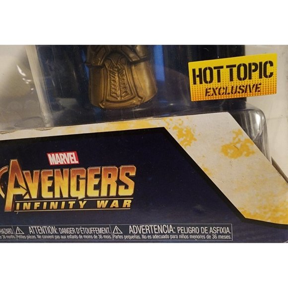 Avengers Infinity War Thanos Gauntlet Hot Topic Exclusive Funko Pop NEW - Picture 3 of 6